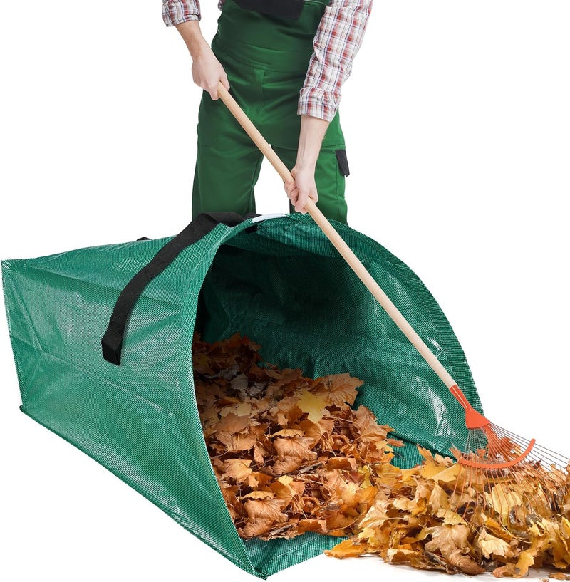 VICAMB 60 Gallon Leaf Collector,Collapsible Lawn & Leaf Bag,Heavy Leaves Pick up Tool Reusable Yard Waste Bags,Large Yard Dustpan Type Garden Bag for Leaves,Debris,Grass,Clippings,Lawn Trash - Image 1